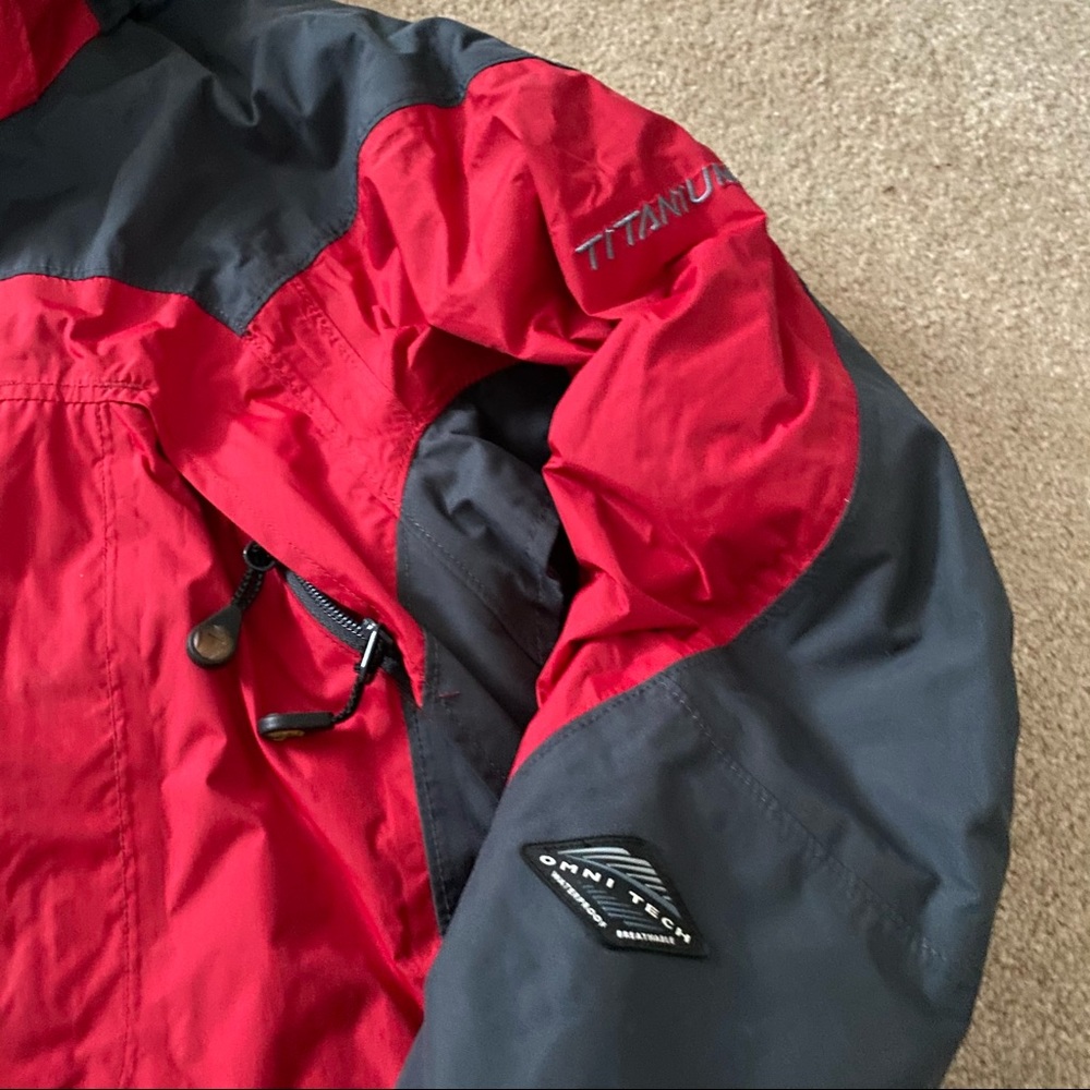 Columbia 3 in 1 jacket coat women's S red grey - Picture 8 of 16
